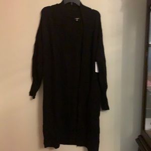 AFRM XS - S long sleeve soft black cardigan
